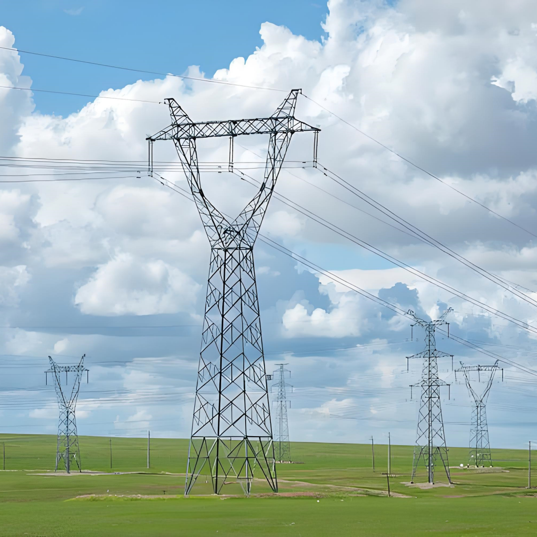 Renewable Energy Wind Solar - High-Voltage Weather-Resistant Steel Power Tower Renewable