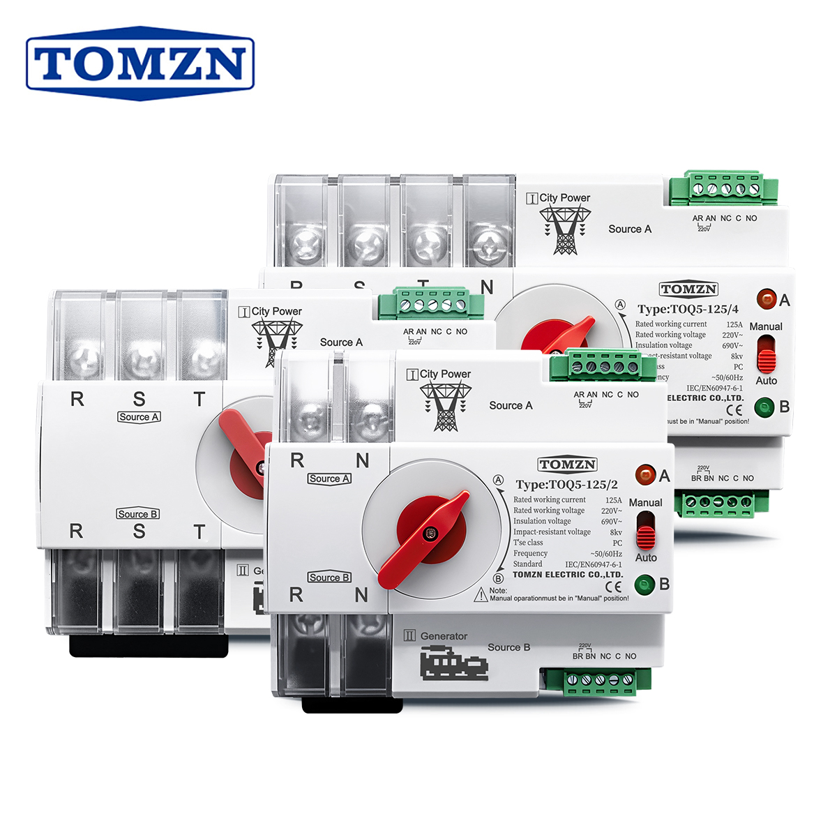 Din Rail Circuit Breaker - TOMZN Din Rail 2P 3P 4P