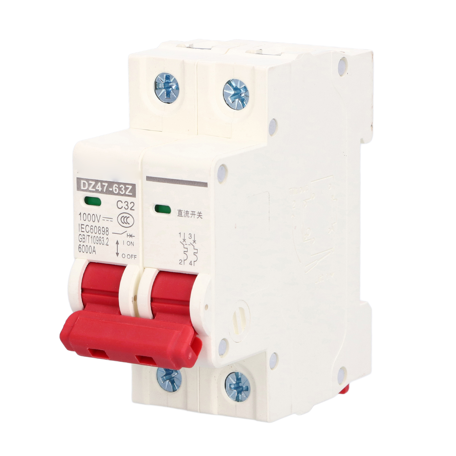 Din Rail Circuit Breaker - DC Miniature Circuit Breaker 2P Solar