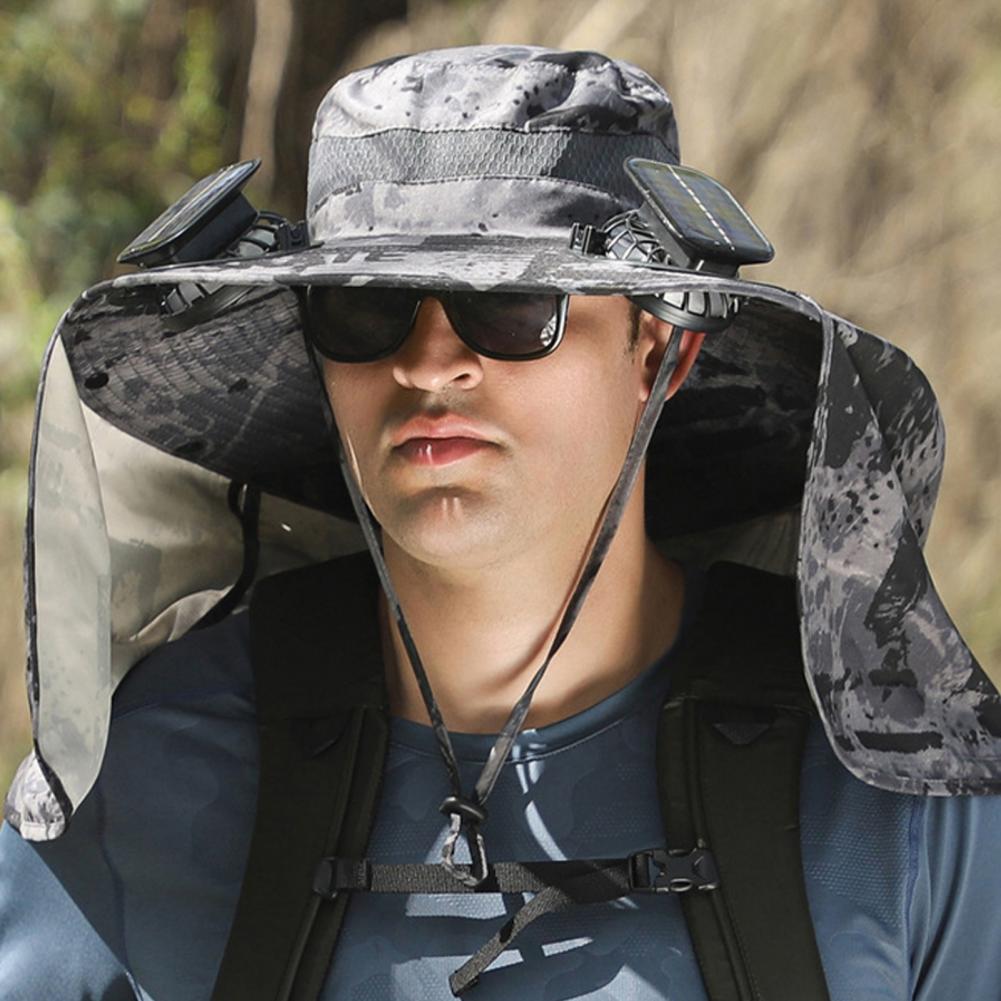 Solar Fan Hat With Neck Flap U – обзор и цена Renewable Energy Fan