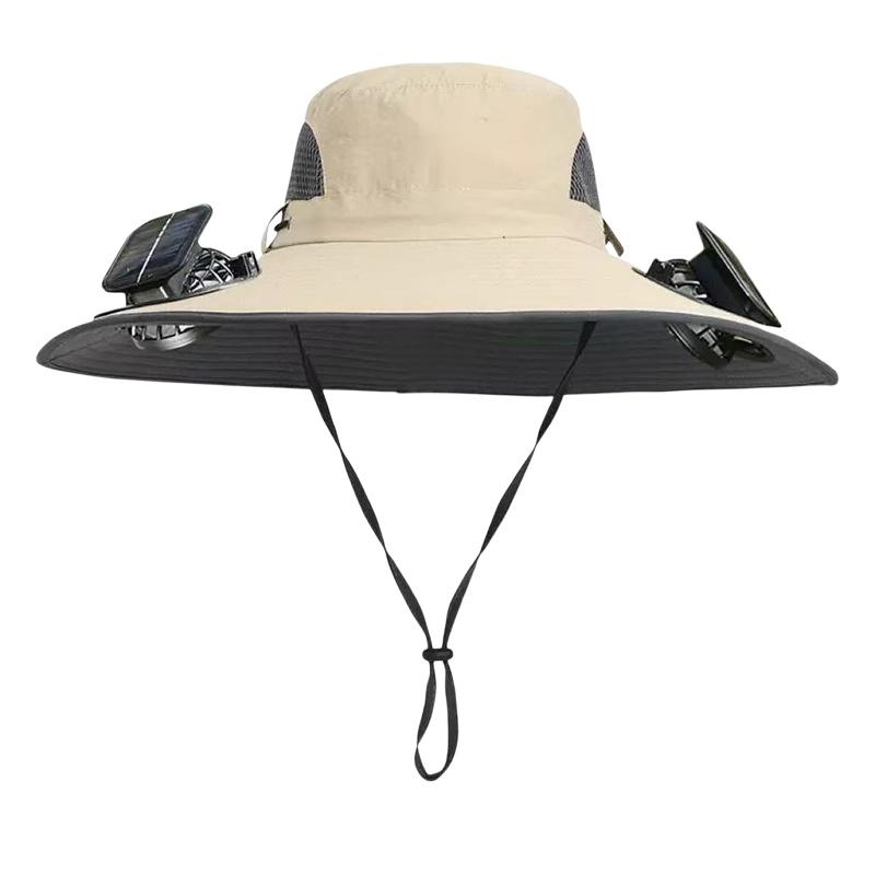Solar Fan Bucket Hat USB Recha – обзор и цена Renewable Energy Fan