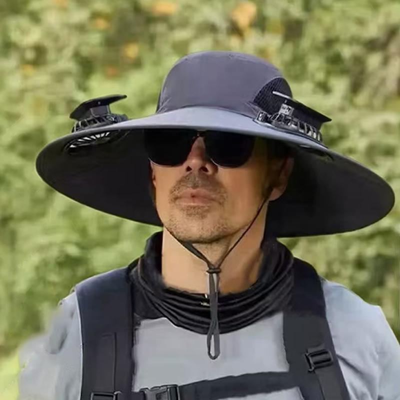 Solar Fan Bucket Hat USB Recha – обзор и цена Renewable Energy Fan