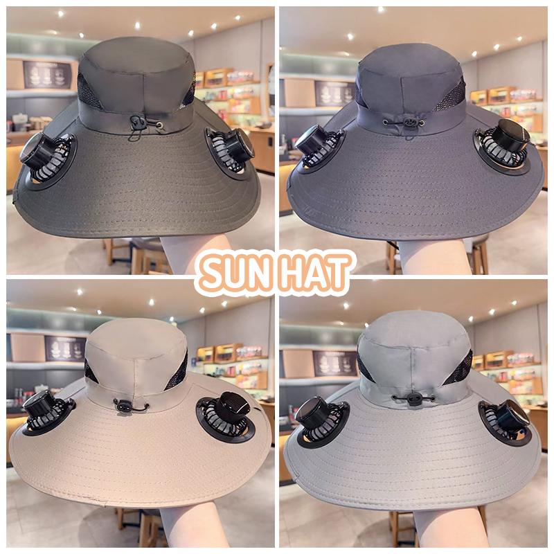 Solar Fan Bucket Hat USB Recha – обзор и цена Renewable Energy Fan