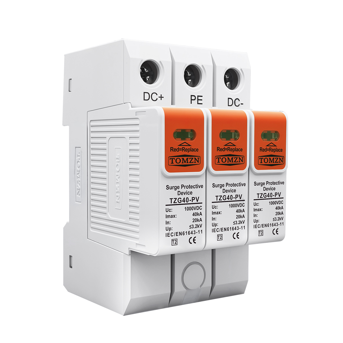 TZG40-PV 3P 1000V 1200V 1500V  – обзор и цена Din Rail Circuit Breaker