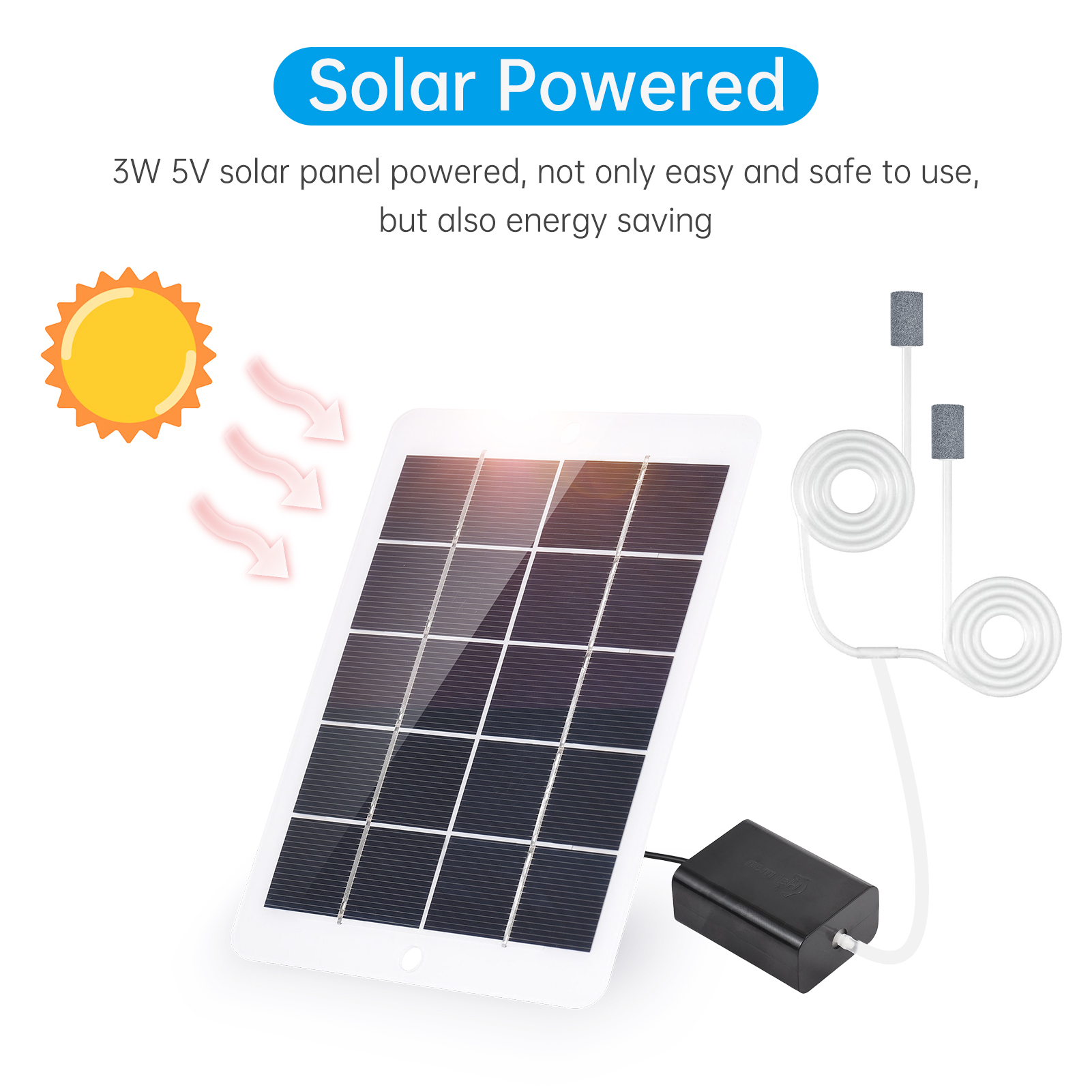 Solar Powered Oxygen Air Pump  – обзор и цена Renewable Energy Kits