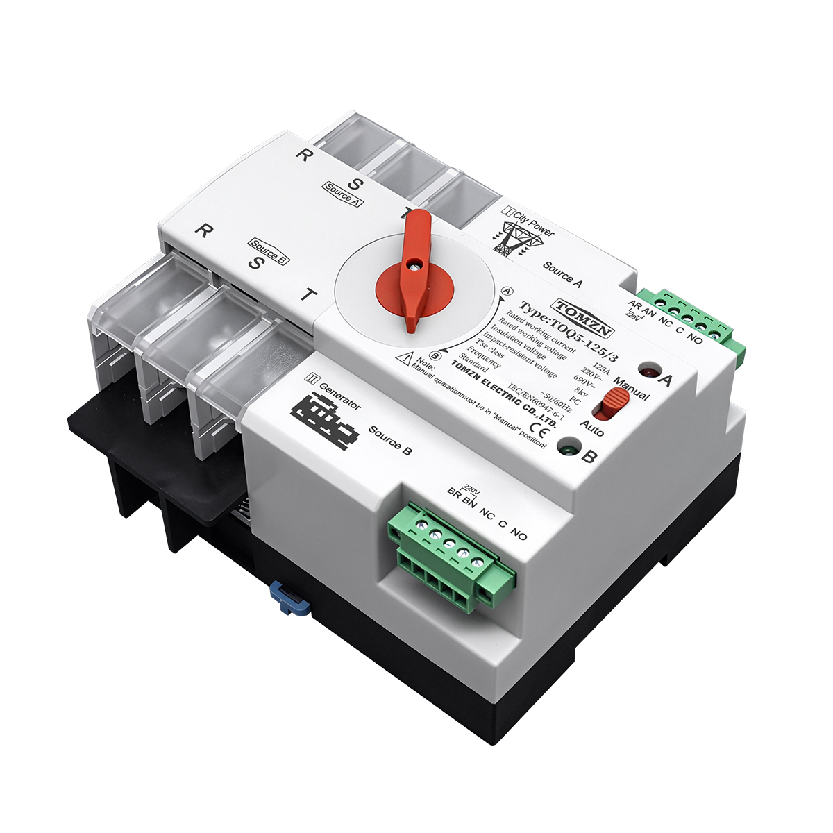TOMZN Din Rail 2P 3P 4P ATS Du – обзор и цена Din Rail Circuit Breaker