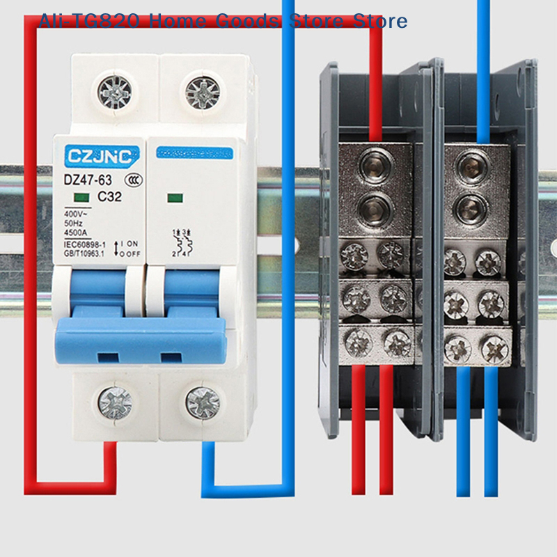 [TG820]150A Din Rail Terminal  – обзор и цена Din Rail Circuit Breaker