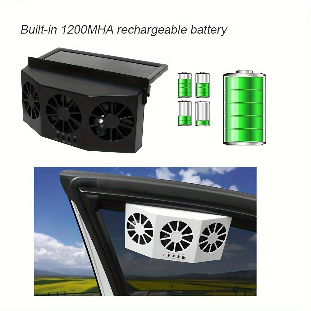 Solar Car Fan USB Rechargeable – обзор и цена Renewable Energy Fan