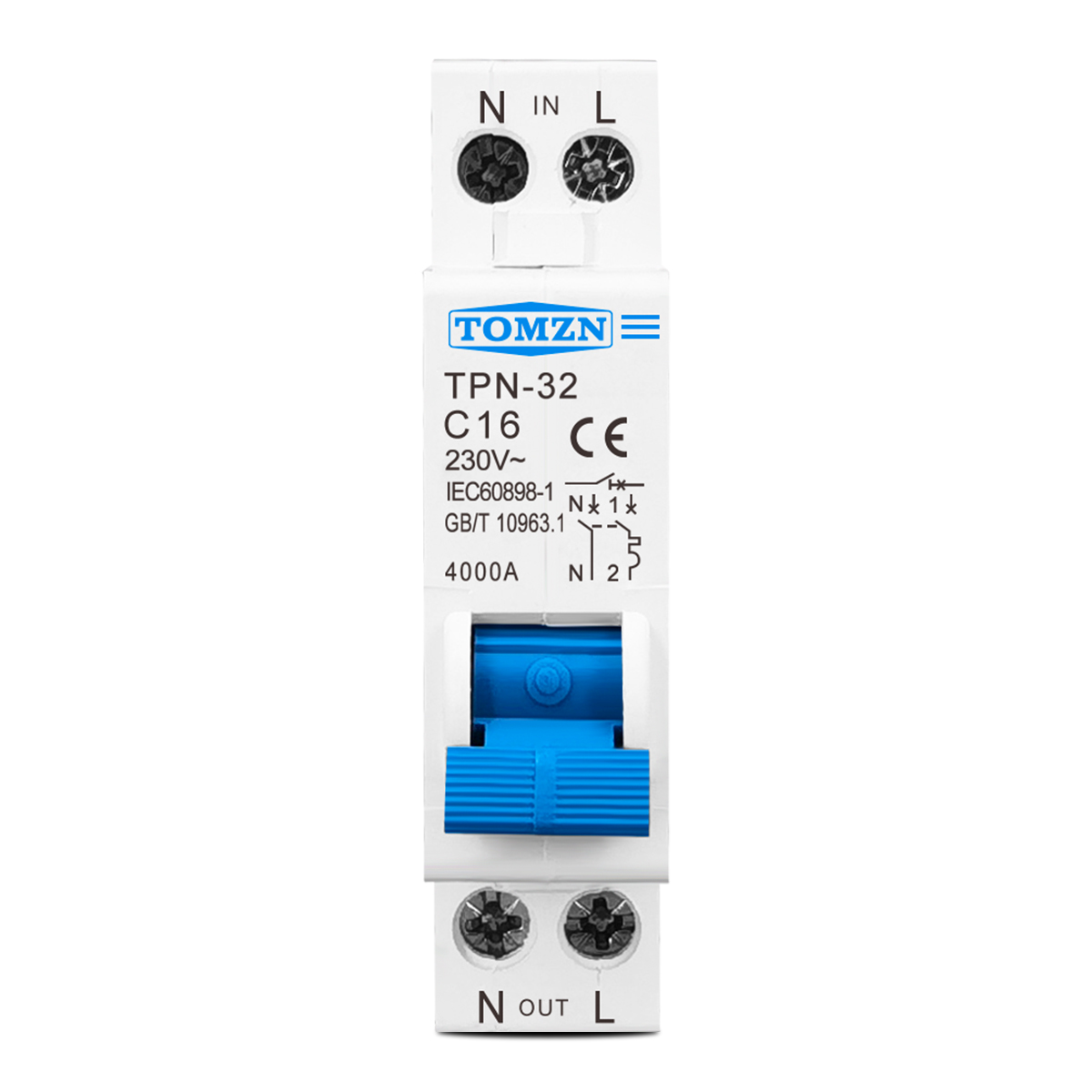 TOMZN TPN 1P+N Mini Circuit Br – обзор и цена Din Rail Circuit Breaker