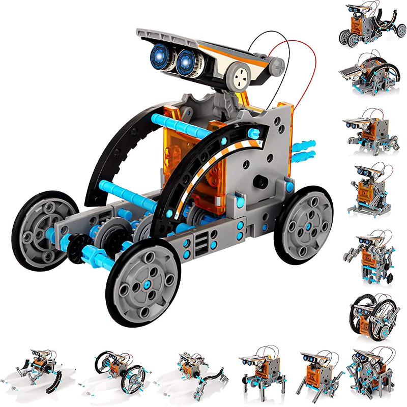 13-in-1 Solar Powered Robot Ki – обзор и цена Renewable Energy Kits