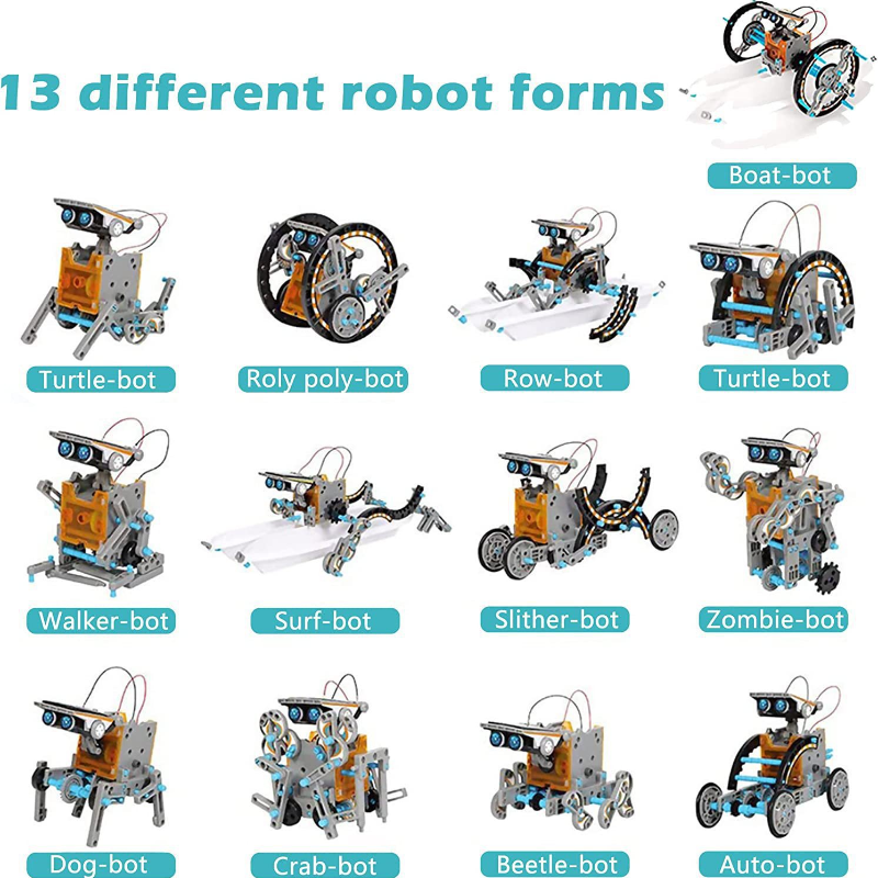 13-in-1 Solar Powered Robot Ki – обзор и цена Renewable Energy Kits