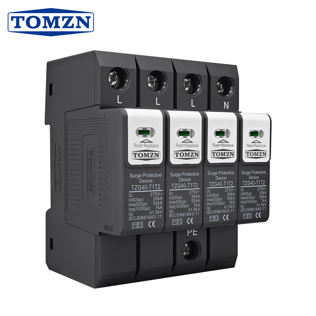 NEW Type T1 T2 2IN1 AC SPD Sur – обзор и цена Din Rail Circuit Breaker