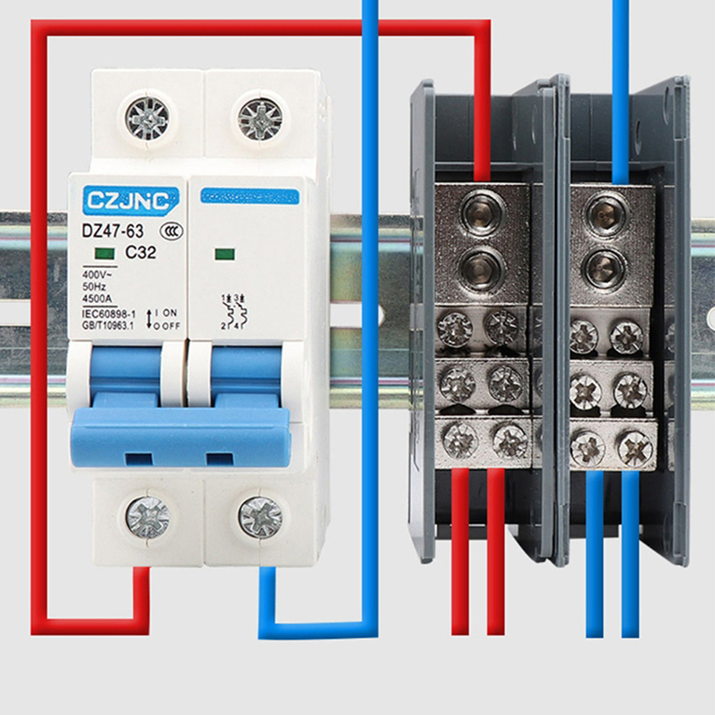 150A Din Rail Terminal Block D – обзор и цена Din Rail Circuit Breaker