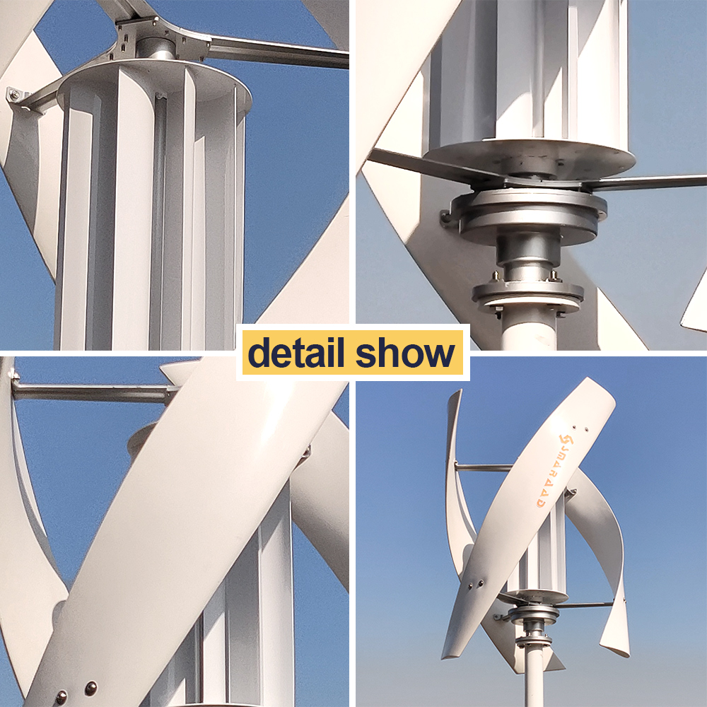 2000W 2KW Vertical Axis Wind T – обзор и цена Wind Solar Hybrid Kit