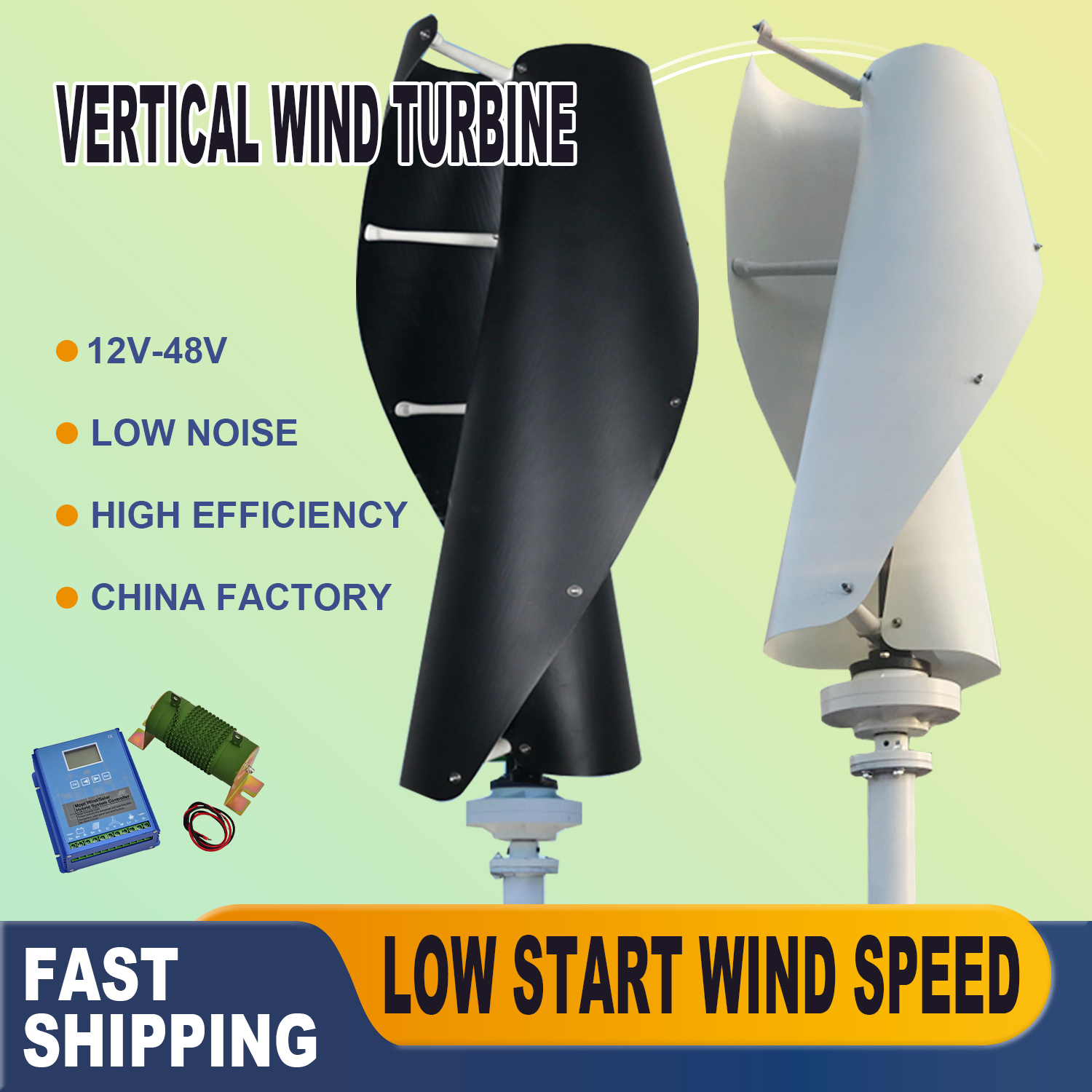 Free Energy 20000W 12V 24V 48V – обзор и цена Wind Solar Hybrid Kit