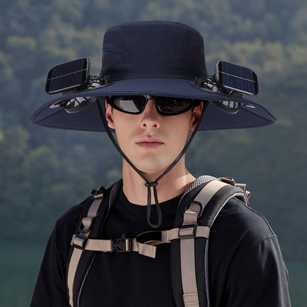Creative Anti UV Solar Fan Hat – обзор и цена Renewable Energy Fan