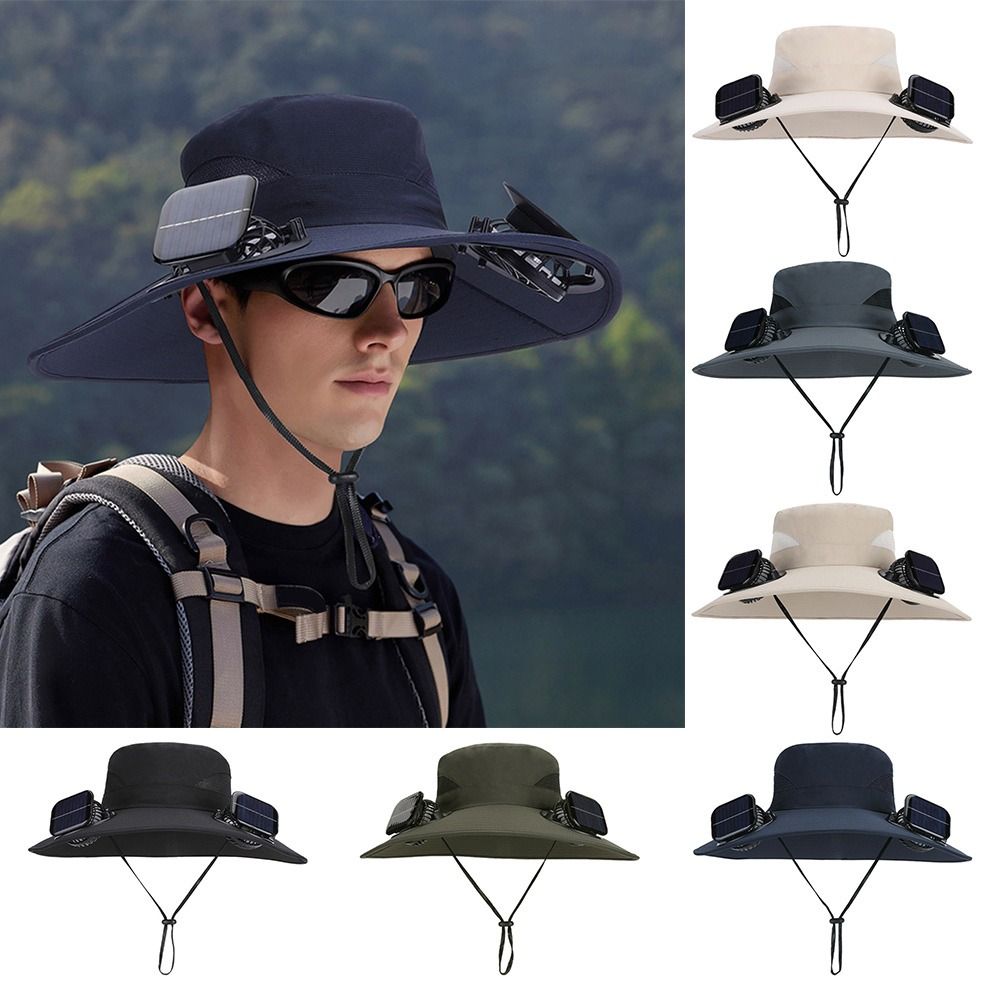 Creative Anti UV Solar Fan Hat – обзор и цена Renewable Energy Fan