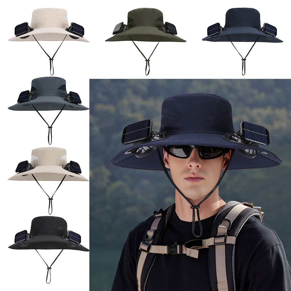 Creative Anti UV Solar Fan Hat – обзор и цена Renewable Energy Fan