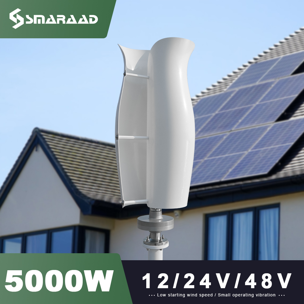 SMARAAD 3KW 5KW Vertical Wind  – обзор и цена Wind Solar Hybrid Kit