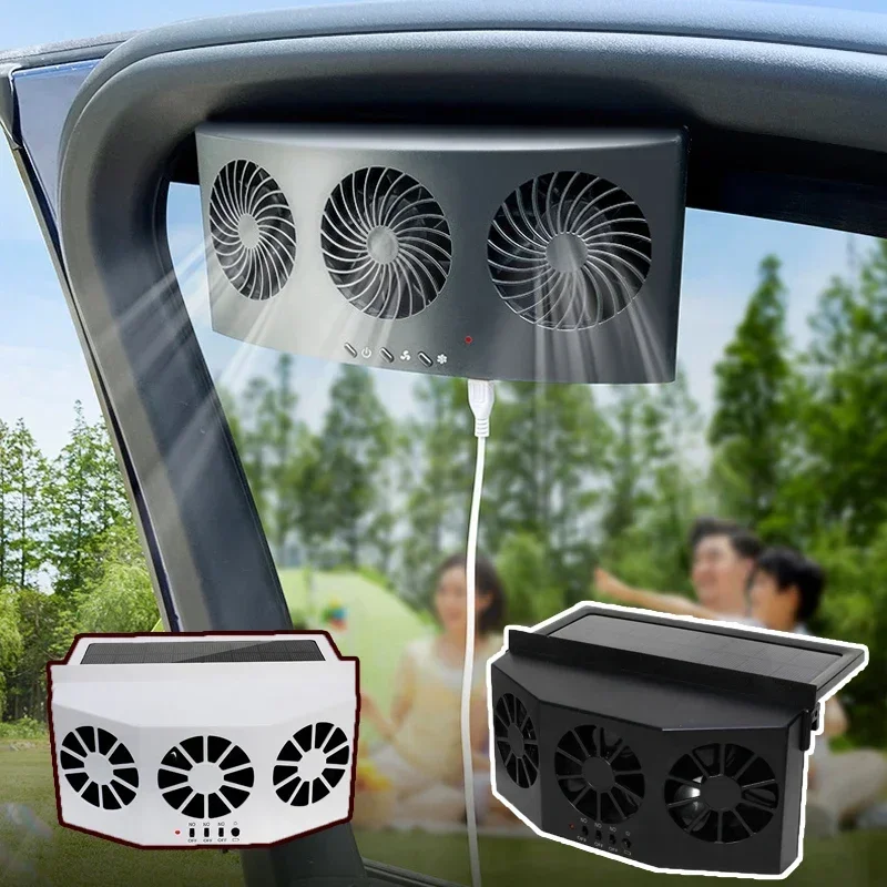 USB Solar Rechargeable Car Exh – обзор и цена Renewable Energy Fan