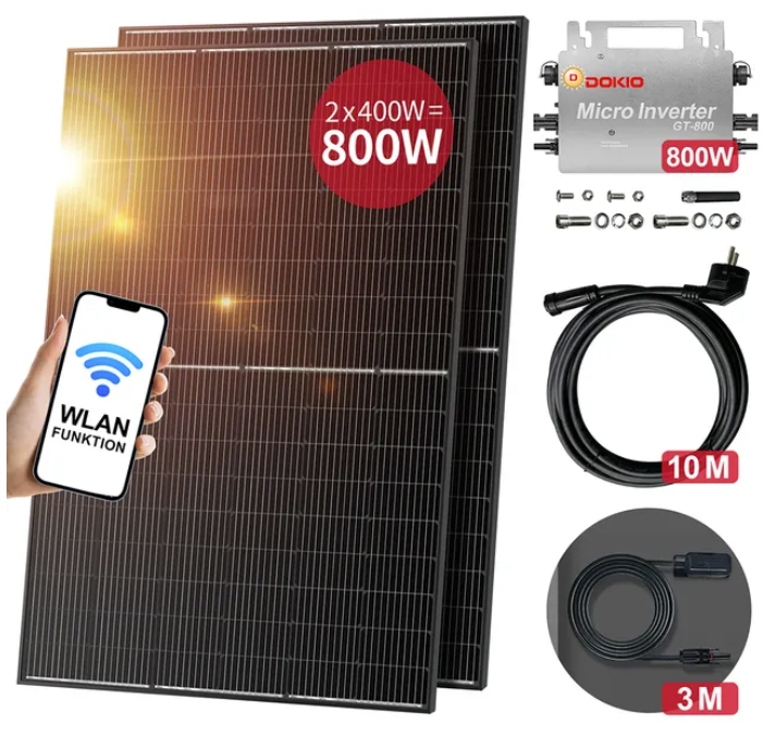 DOKIO Balcony Power Plants Kit – обзор и цена Renewable Energy Kits
