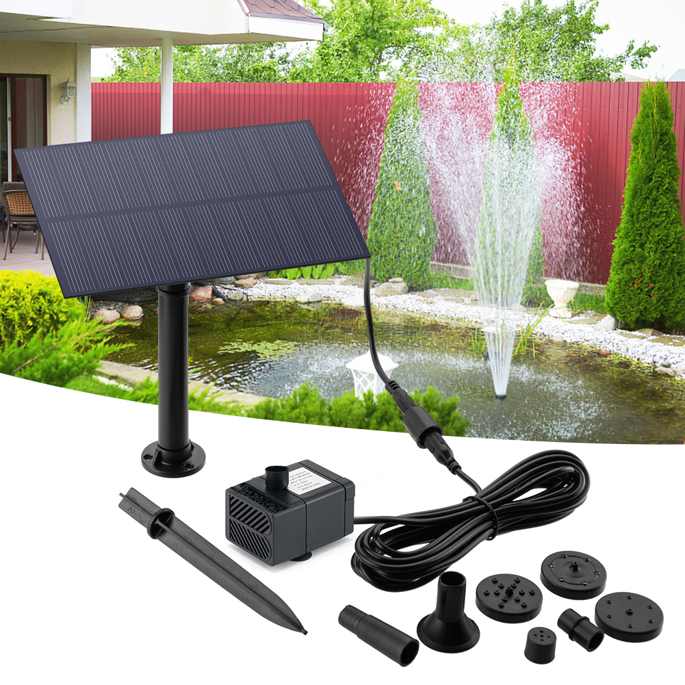 5W 5V Solar Water Pump Garden  – обзор и цена Renewable Energy Kits