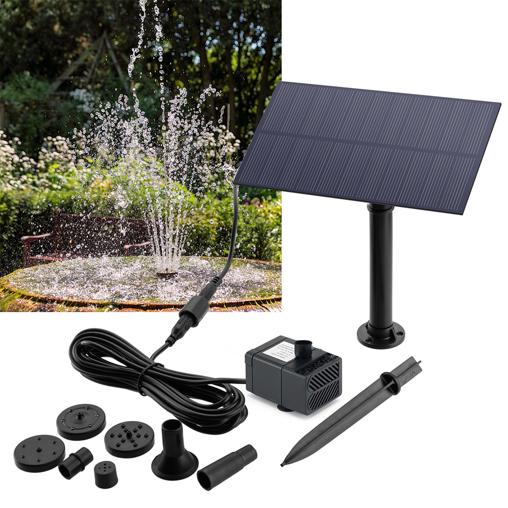5W 5V Solar Water Pump Garden  – обзор и цена Renewable Energy Kits