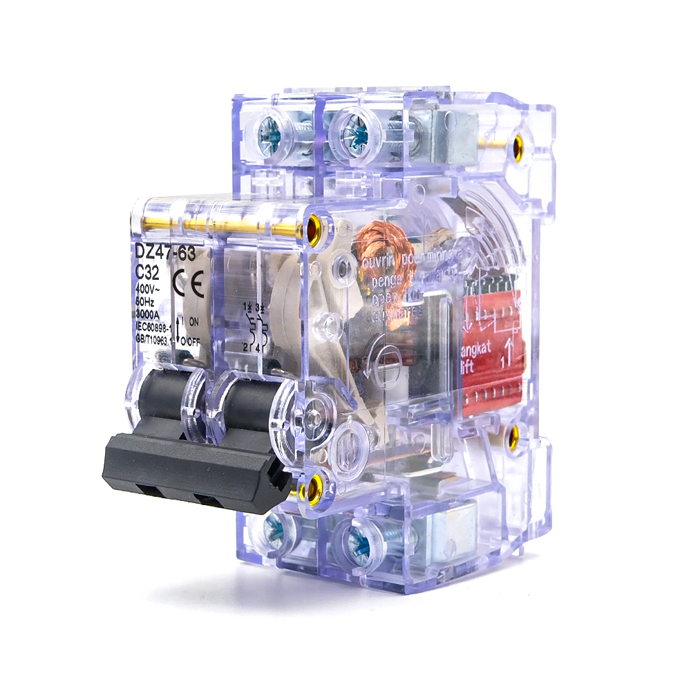 DZ47-63 Transparent Miniature  – обзор и цена Din Rail Circuit Breaker