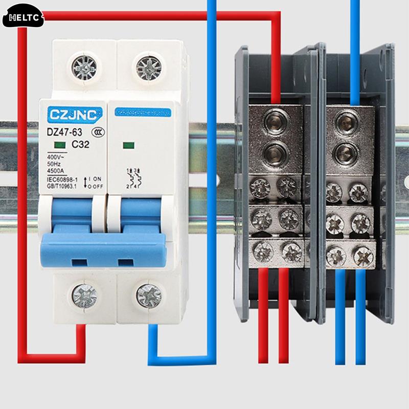 1PCS 150A Din Rail Terminal Bl – обзор и цена Din Rail Circuit Breaker