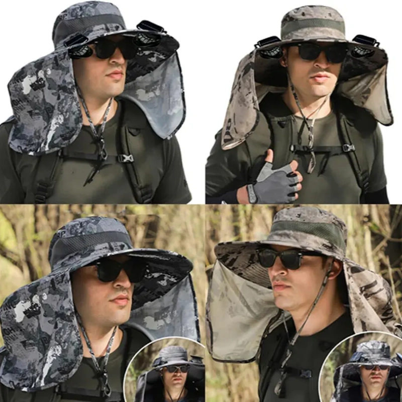 Solar Fan Hat Dual USB Recharg – обзор и цена Renewable Energy Fan
