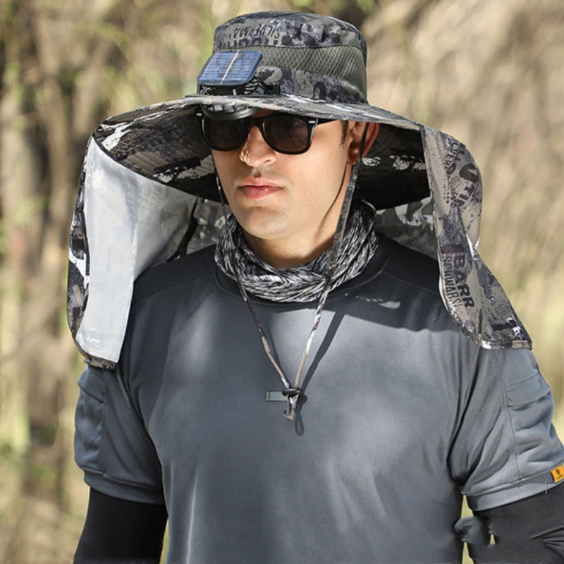 Solar Fan Hat Dual USB Recharg – обзор и цена Renewable Energy Fan