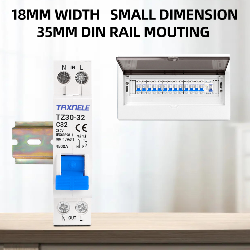 TZ30-32 DPN 1P+N Mini Circuit  – обзор и цена Din Rail Circuit Breaker