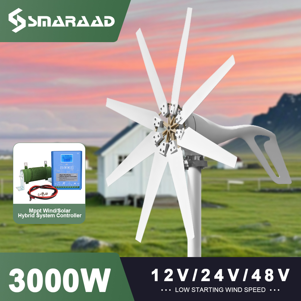 EU United States Delivery 3000 – обзор и цена Wind Solar Hybrid Kit