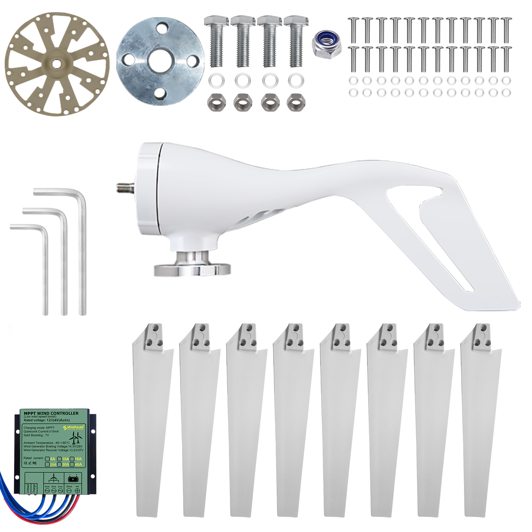 EU United States Delivery 3000 – обзор и цена Wind Solar Hybrid Kit