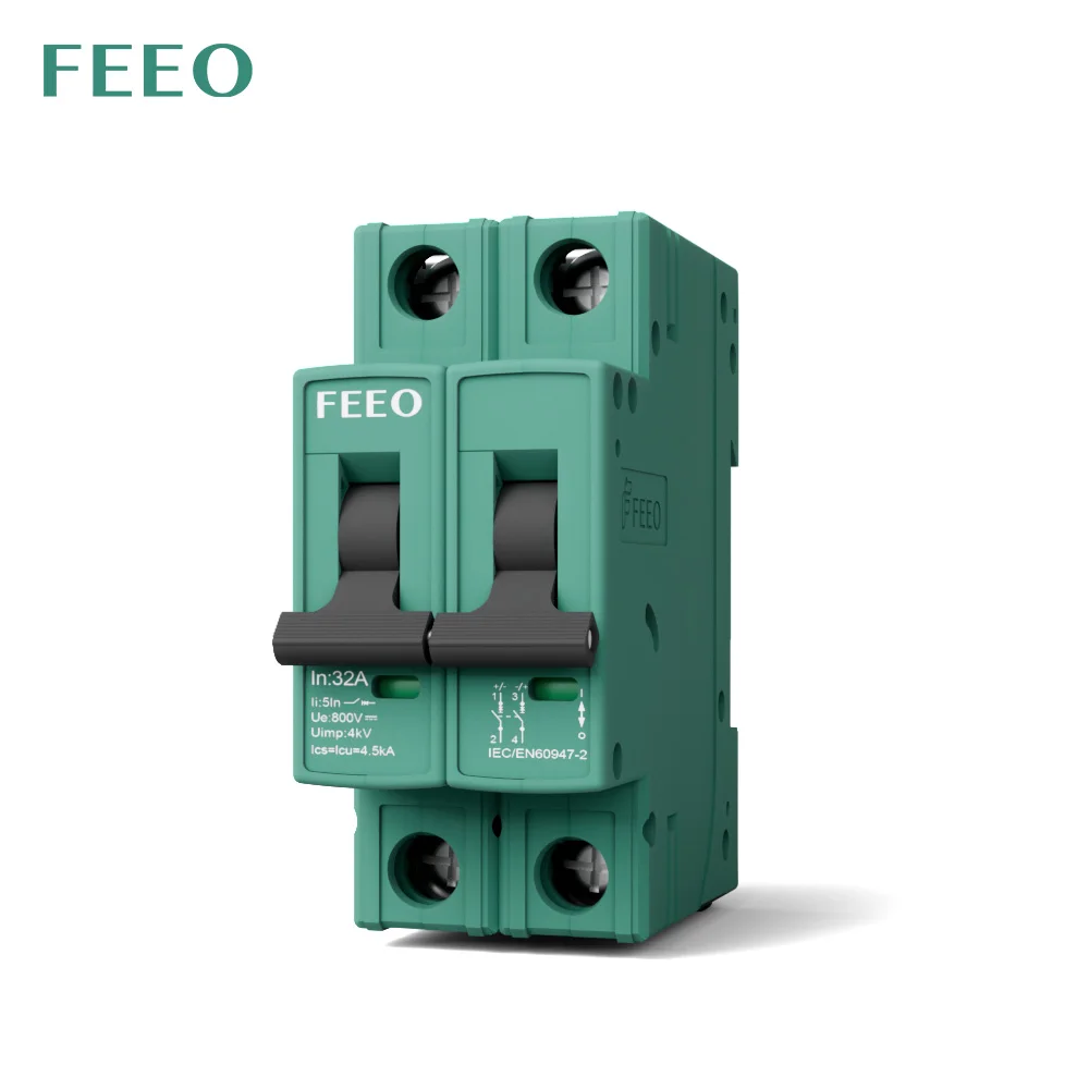 FEEO New FPV-63 2P DC Breaker  – обзор и цена Din Rail Circuit Breaker