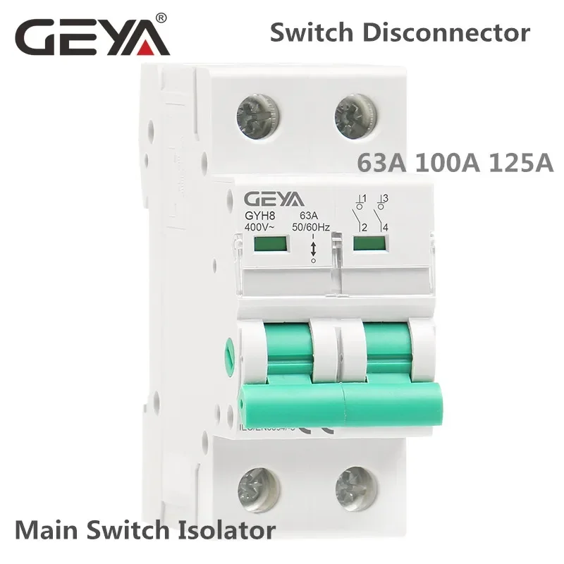 GEYA GYH8 Din Rail 2Pole 4Pole – обзор и цена Din Rail Circuit Breaker