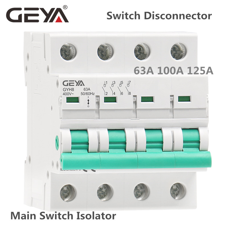 GEYA GYH8 Din Rail 2Pole 4Pole – обзор и цена Din Rail Circuit Breaker