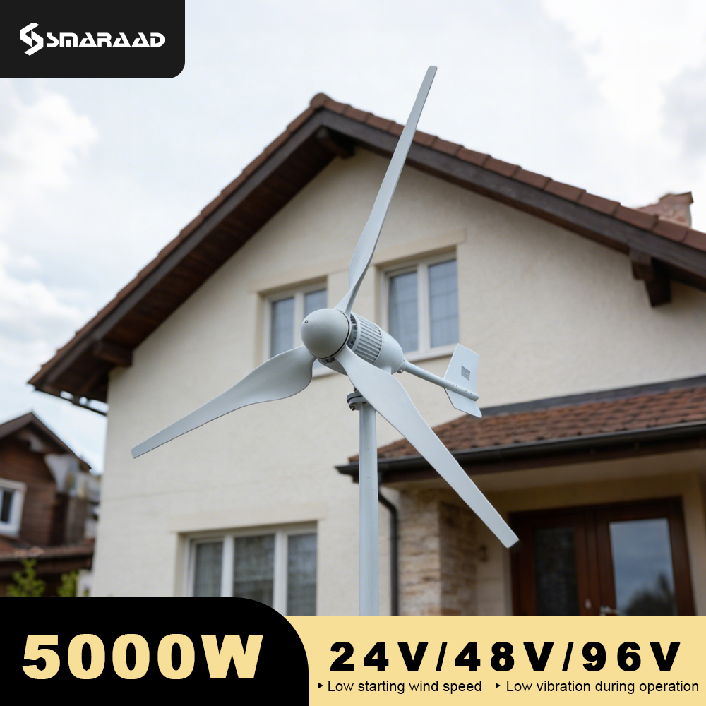 5000W 5KW Horizontal Axis Wind – обзор и цена Wind Solar Hybrid Kit