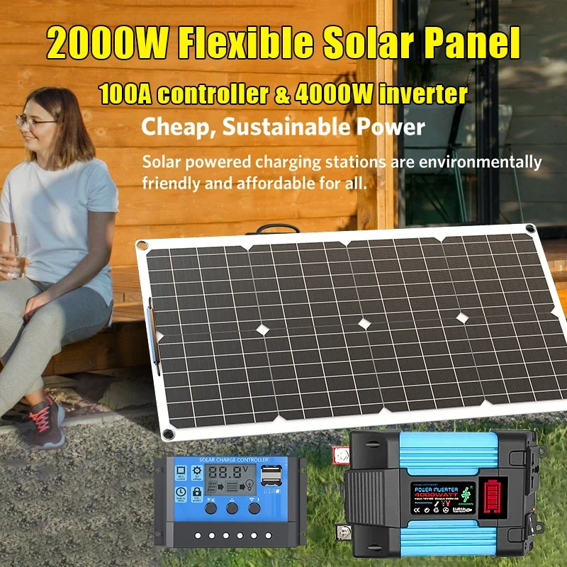 4000W Solar Panel Kit 12V To 1 – обзор и цена Renewable Energy Kits