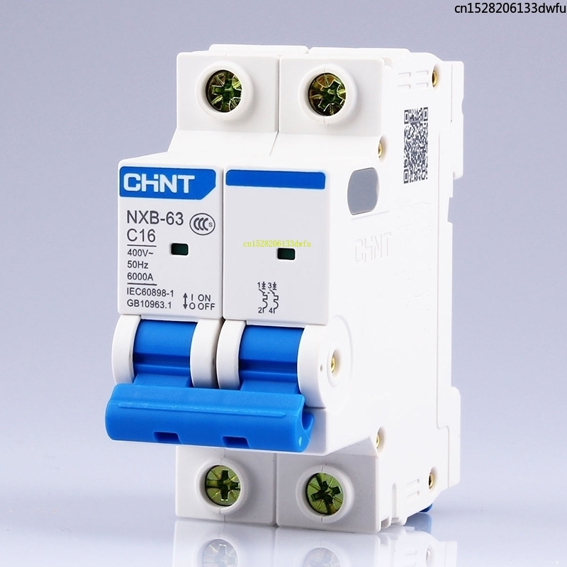 CHINT MCB NXB-63 2P 2A 10A 16A – обзор и цена Din Rail Circuit Breaker